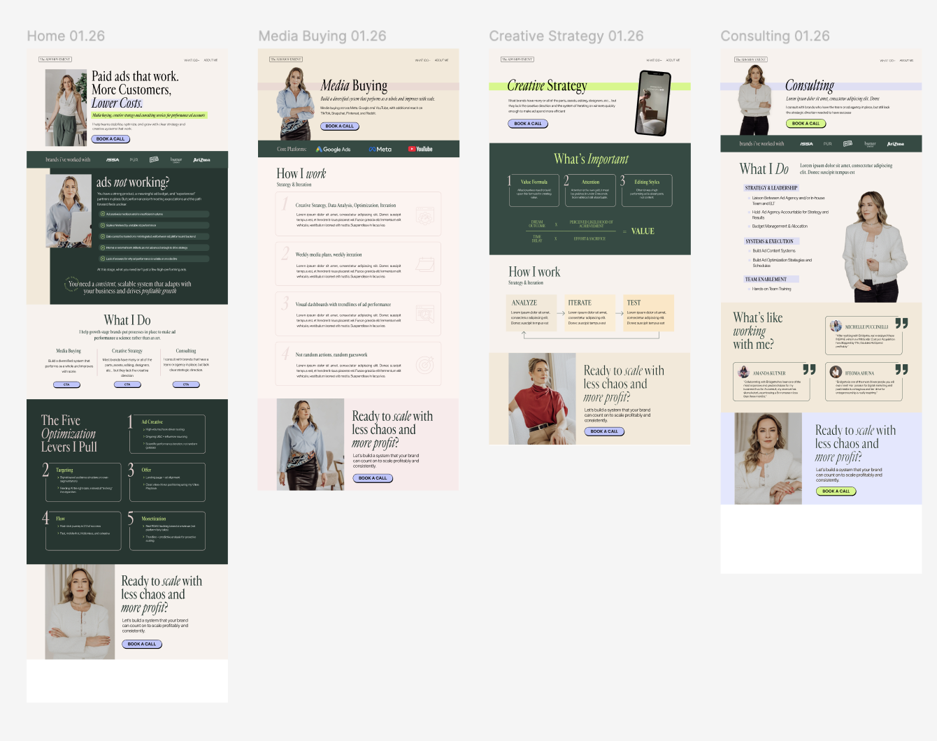 The Figma mockups my designer made, which I fed into Claude as a starting point